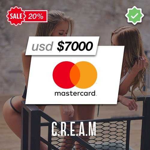 MasterCard Prepaid $7000 Balance