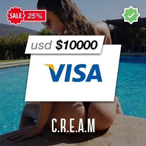 VISA Prepaid $10000 Balance